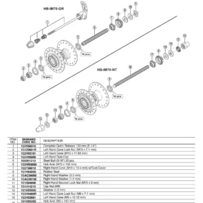 kuglice shimano 3/16″ 20 pcs