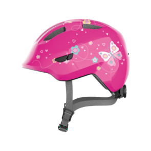 ABUS kaciga smiley 3.0 pink butterfly roze dečija